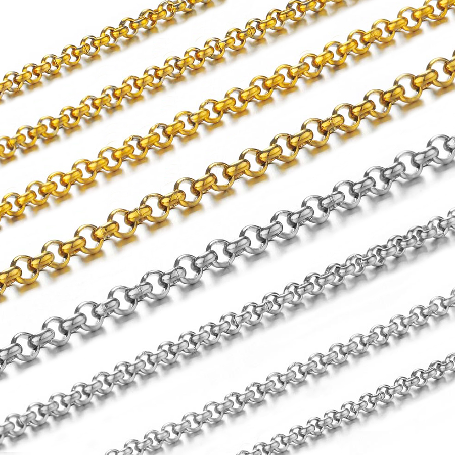 Body Jewelry Bulk - 1 Meter 2-4mm Stainless Steel O-shaped