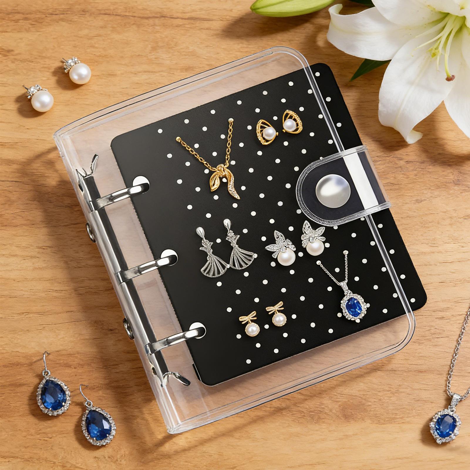 Body Jewelry Websites - Portable Felt Pin Book Jewelry Holder