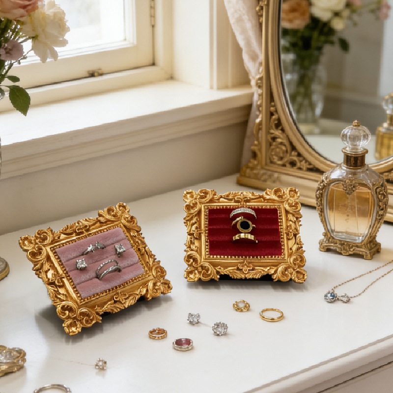 Vintage Picture Frame Ring Dis - Body Jewelry Websites recension och pris