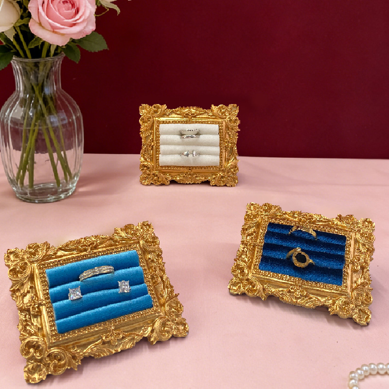 Vintage Picture Frame Ring Dis - Body Jewelry Websites recension och pris