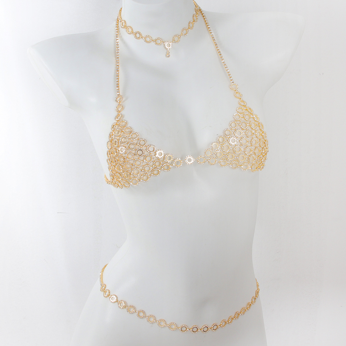 Fashionable Circular Splicing  - Body Jewelry Rhinestone recension och pris
