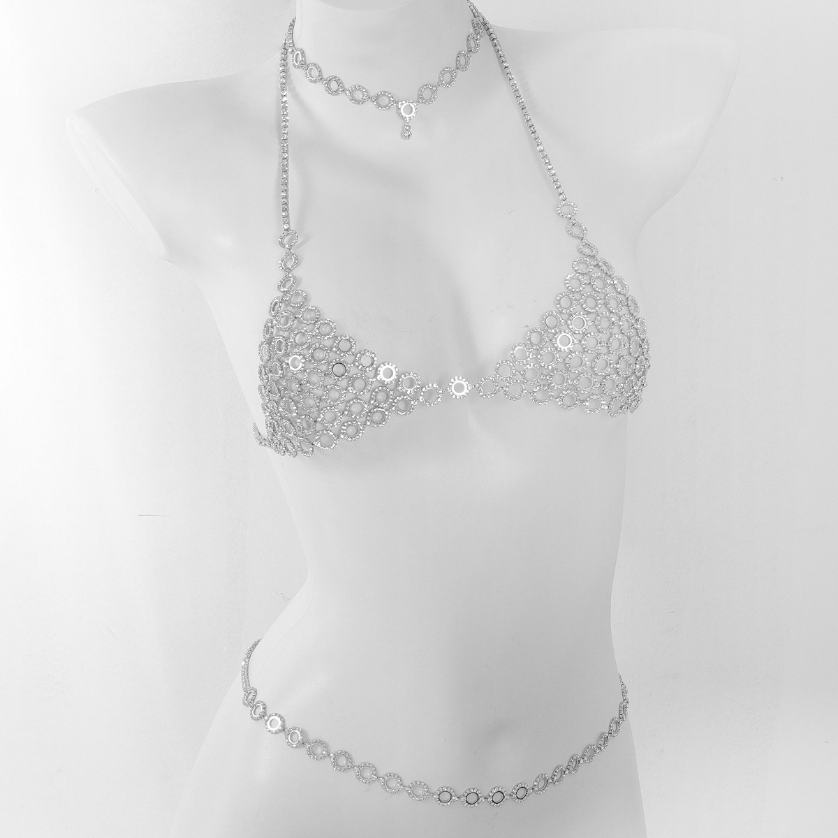 Fashionable Circular Splicing  - Body Jewelry Rhinestone recension och pris