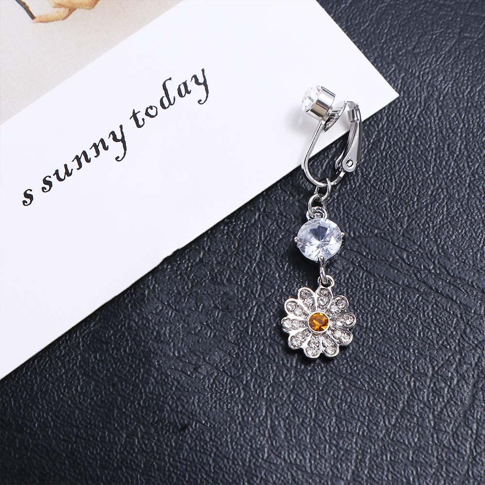 Rhinestone Stainless Steel Bod - Body Jewelry Belly Button Rings recension och pris