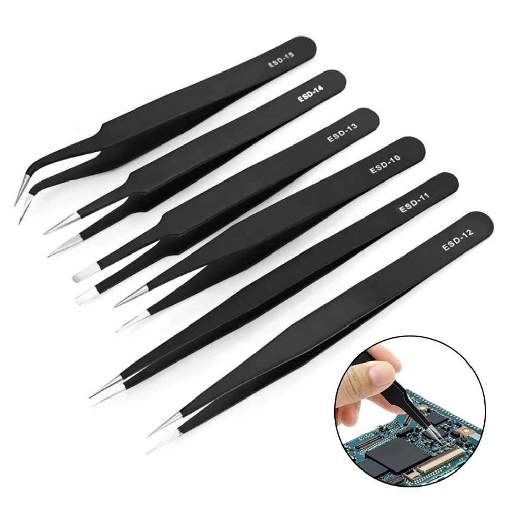 6pcs Stainless Steel Anti-stat - Body Jewelry Tool recension och pris