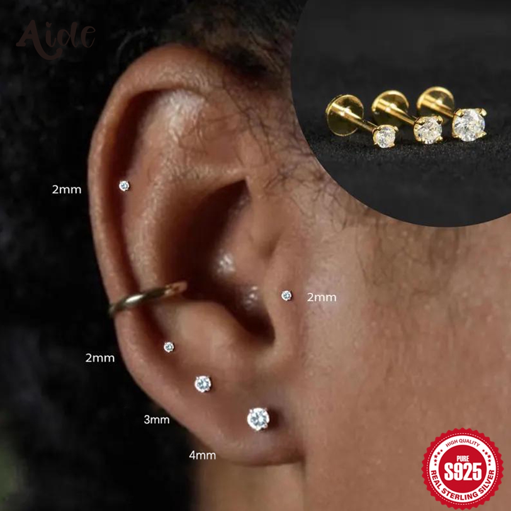 Aide 925 Sterling Silver Moiss - Body Jewelry Labret recension och pris