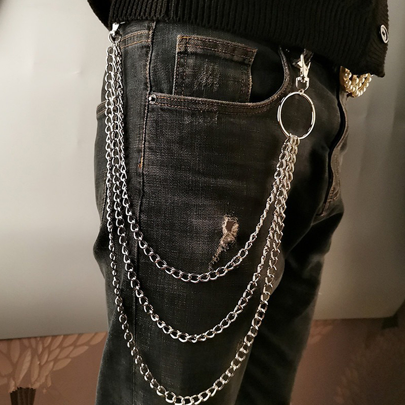 ★▲2/3Layer Punk Hip-hop Long M - Body Jewelry Waist recension och pris