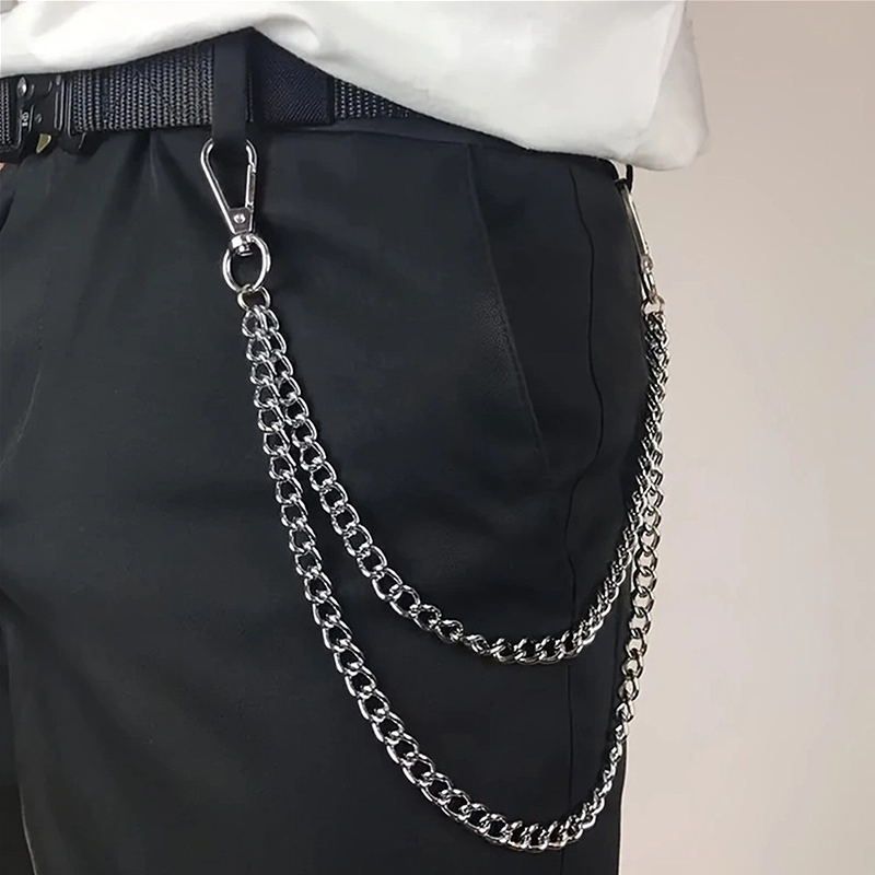 ★▲2/3Layer Punk Hip-hop Long M - Body Jewelry Waist recension och pris