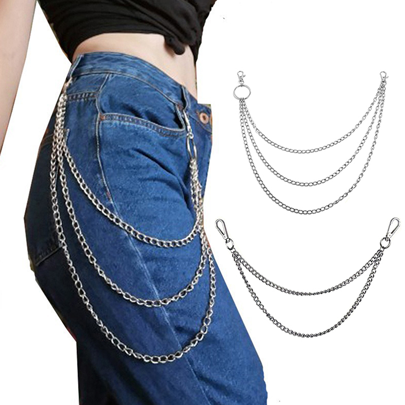 ★▲2/3Layer Punk Hip-hop Long M - Body Jewelry Waist recension och pris