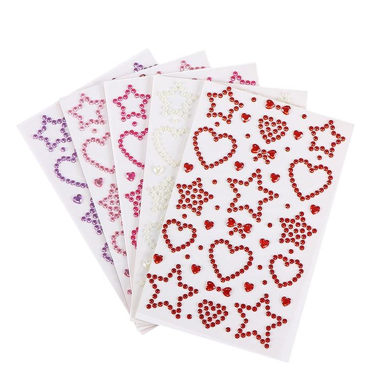 1 Sheet Colorful Self Adhesive - Body Jewelry Stickers recension och pris