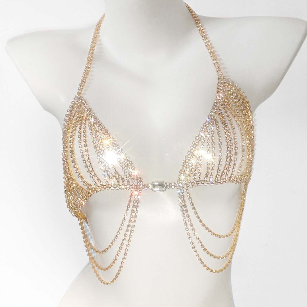 Fashionable Tassels Sexy Rhine - Body Jewelry Rhinestone recension och pris