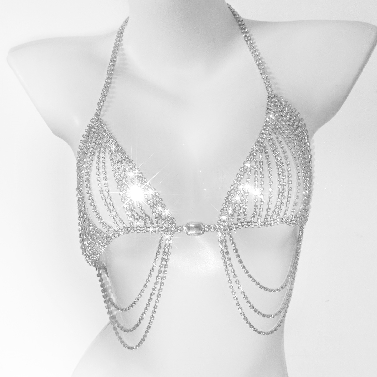 Fashionable Tassels Sexy Rhine - Body Jewelry Rhinestone recension och pris