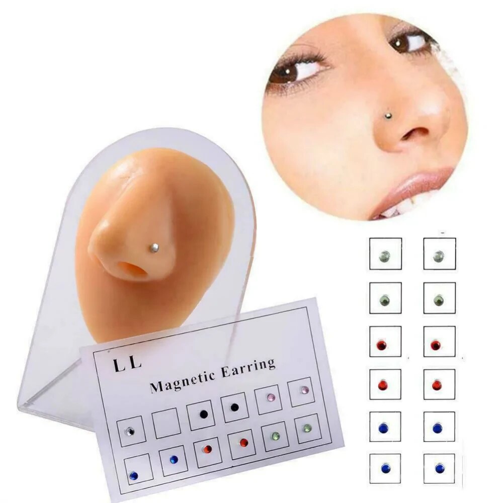 12PCS/Card Fake Cheater Non Pi - Body Jewelry Labret recension och pris