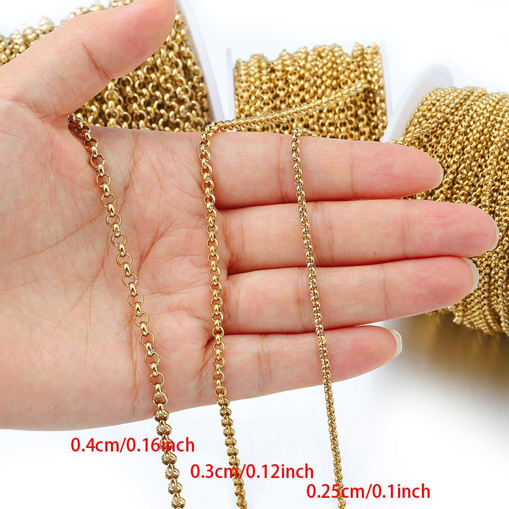 1 Meter 2-4mm Stainless Steel  - Body Jewelry Bulk recension och pris