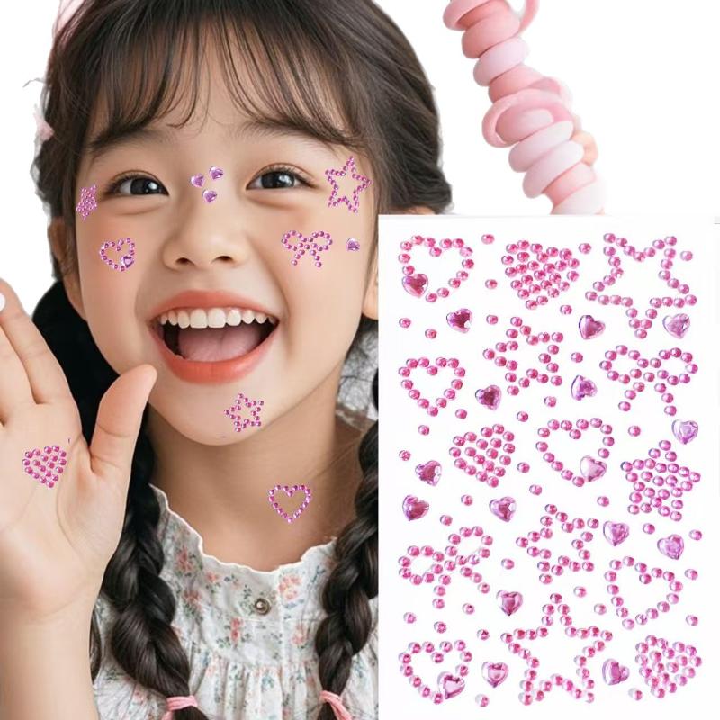 1 Sheet Colorful Self Adhesive - Body Jewelry Stickers recension och pris