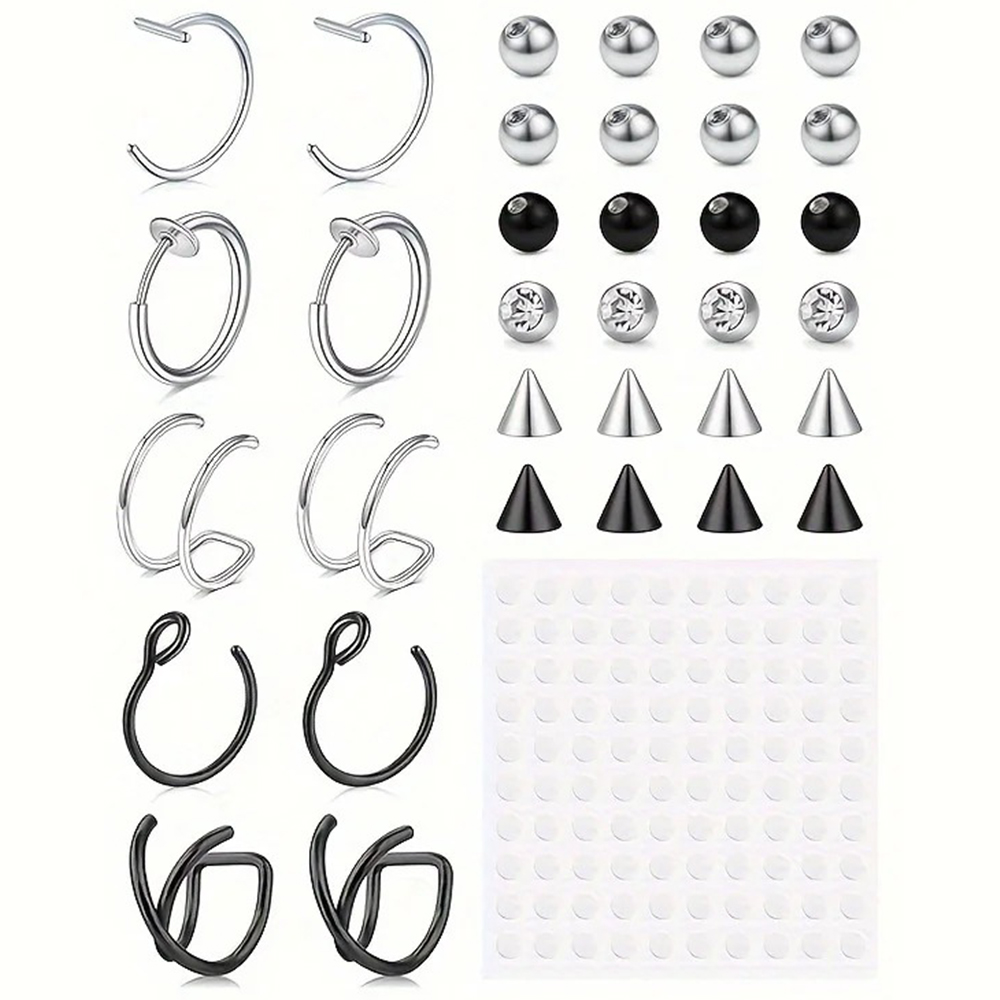 Fake Piercings Fake Lip Ring F - Body Jewelry Labret recension och pris