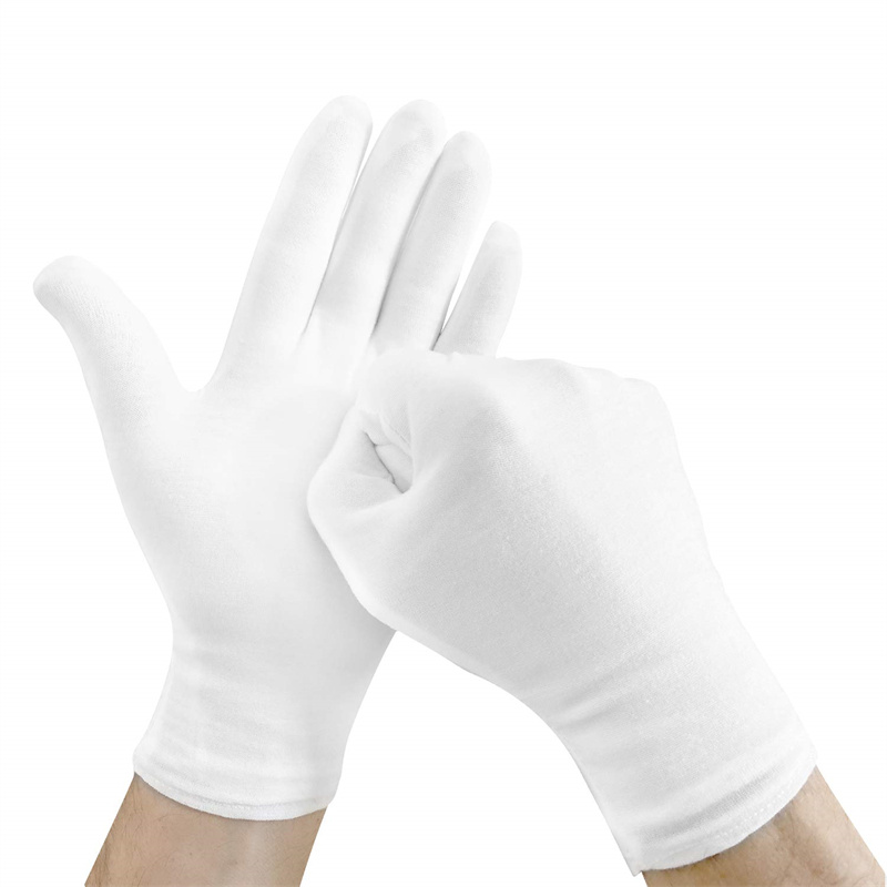 12/6 Pairs Cotton Work Gloves  - Body Jewelry Websites recension och pris
