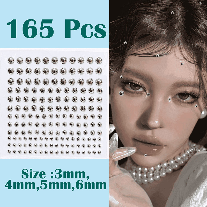 3D Face Eyes Party Makeup Tatt - Body Jewelry Stickers recension och pris