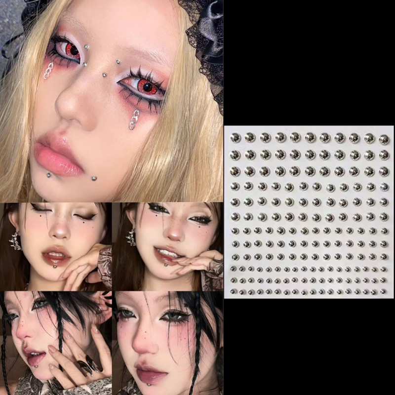3D Face Eyes Party Makeup Tatt - Body Jewelry Stickers recension och pris