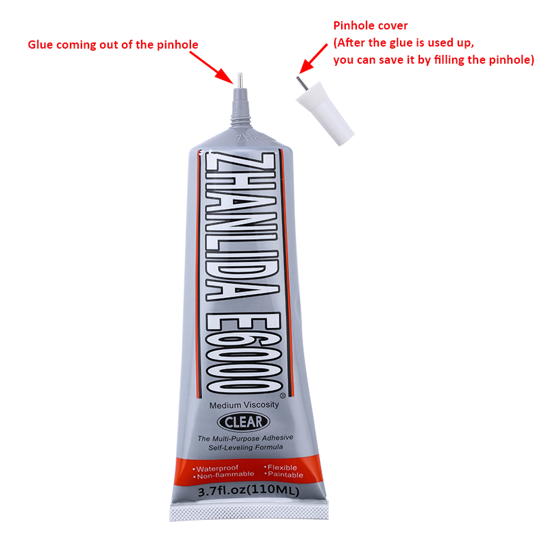 10/15/110ml Glue Rhinestone Cl - Body Jewelry Tool recension och pris