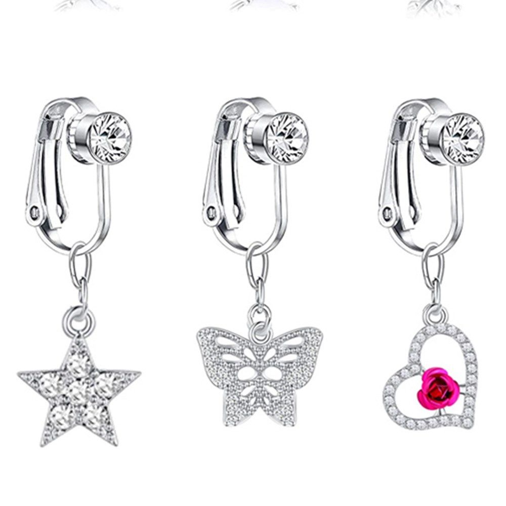 Butterfly Fashion Belly Button - Body Jewelry Belly Button Rings recension och pris