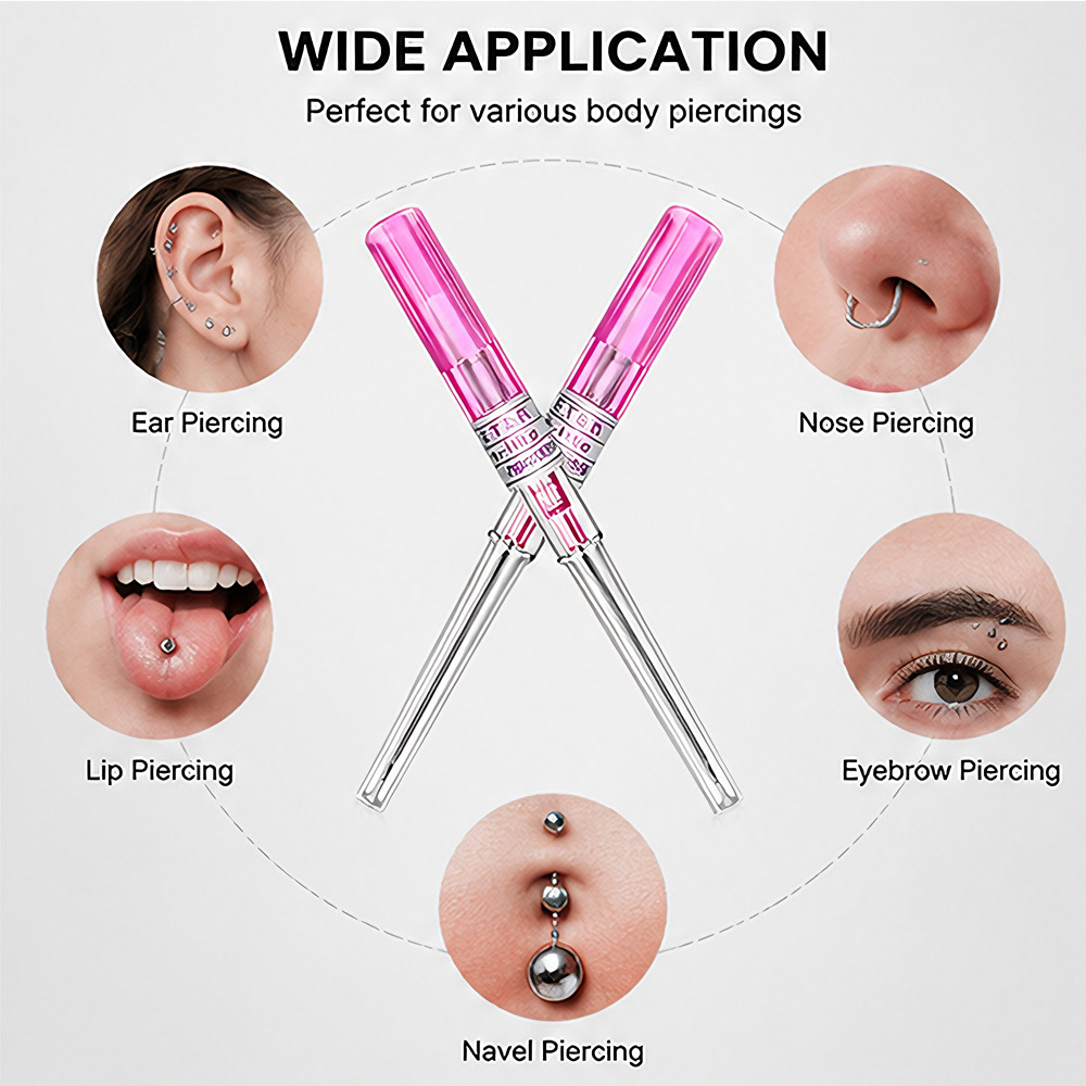 100/50/25/10/5pcs Piercing Nee - Body Jewelry Tool recension och pris