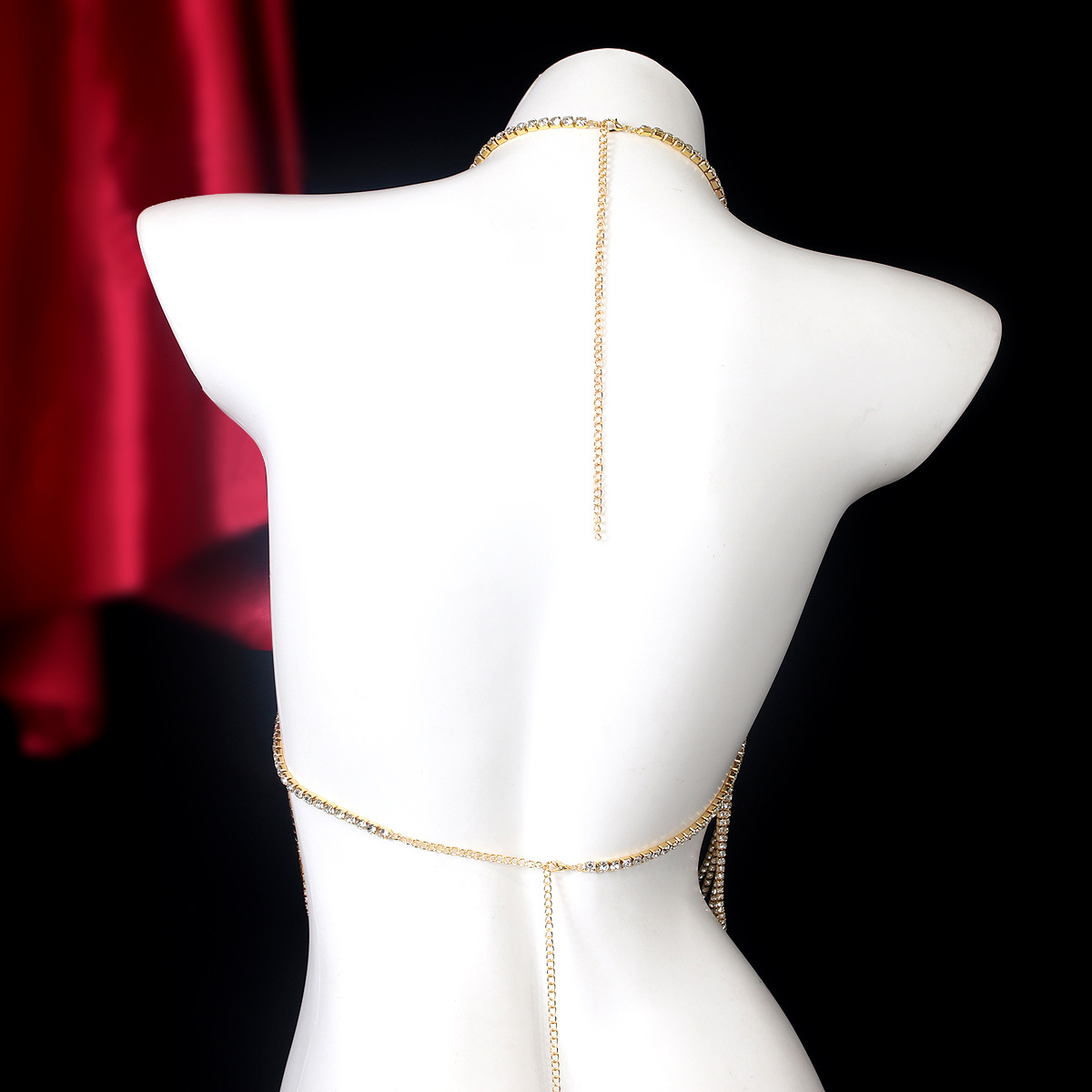 Luxurious Stripe Tassels Retro - Body Jewelry Rhinestone recension och pris
