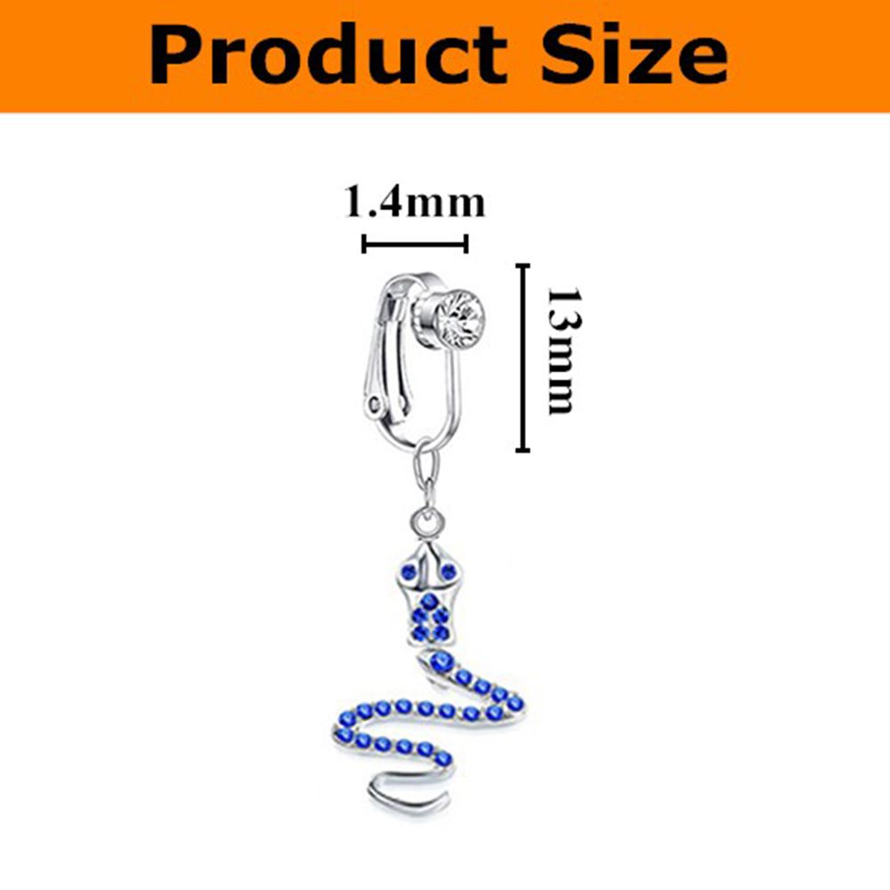 Accessories Clip On Earrings C - Body Jewelry Belly Button Rings recension och pris