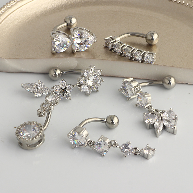 Belly Button Ring Dangle Belly - Body Jewelry Belly Button Rings recension och pris