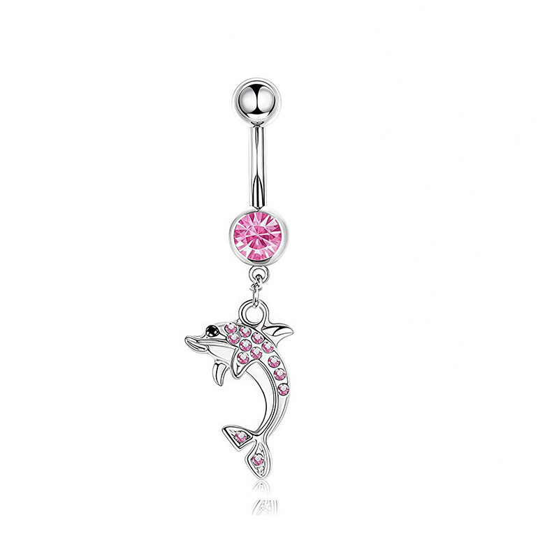1PCS Pink Crown Belly Button R - Body Jewelry Belly Button Rings recension och pris