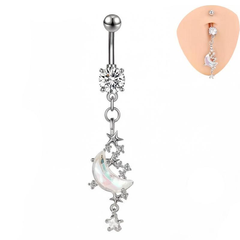 Colorful Y2K Stainless Steel Z - Body Jewelry Belly Button Rings recension och pris