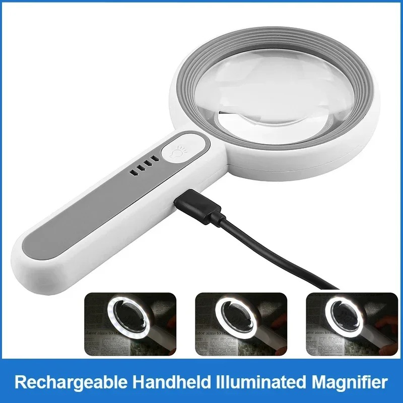 Rechargeable 12X Portable Magn - Body Jewelry Websites recension och pris
