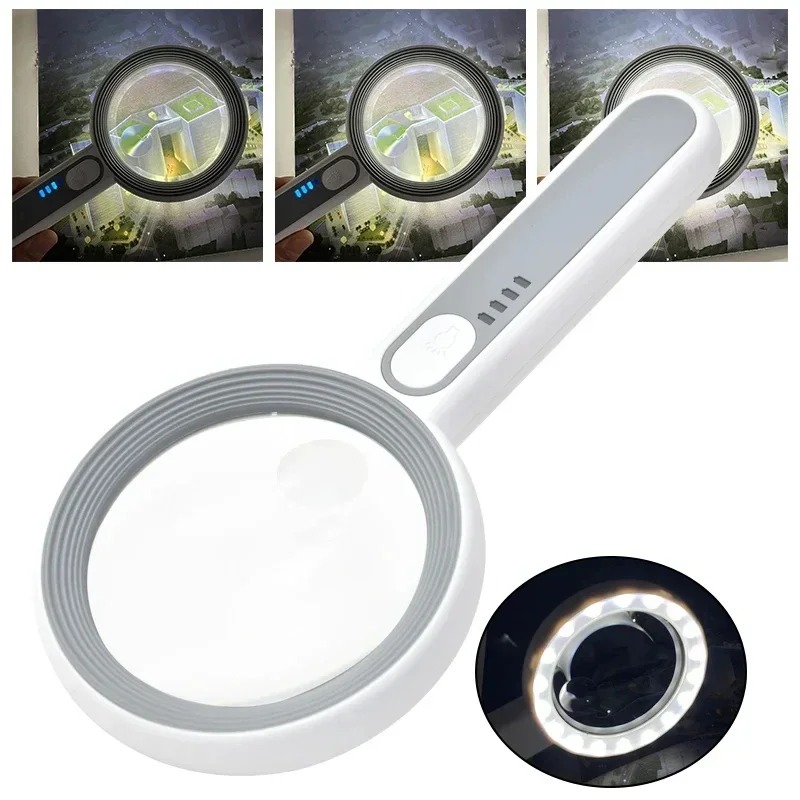 Rechargeable 12X Portable Magn - Body Jewelry Websites recension och pris