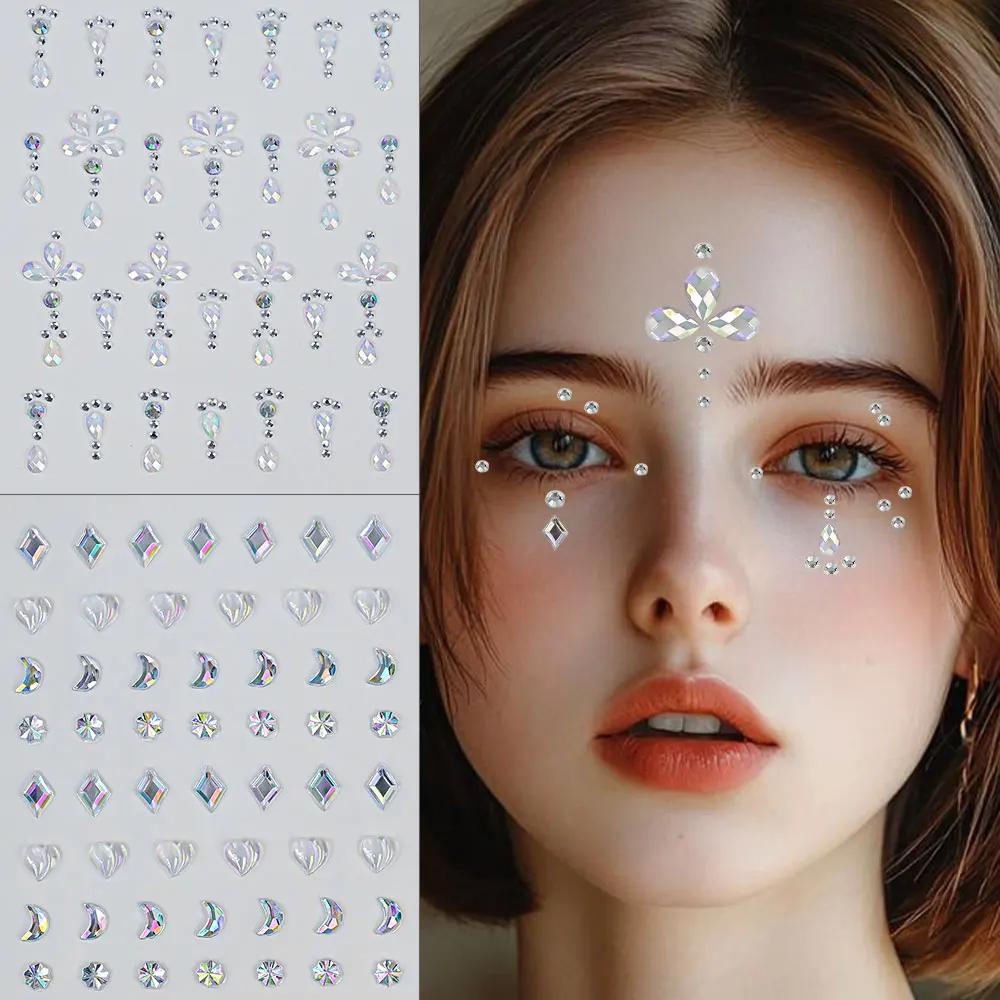 1 Sheet Colorful Bow/Star/Hear - Body Jewelry Stickers recension och pris
