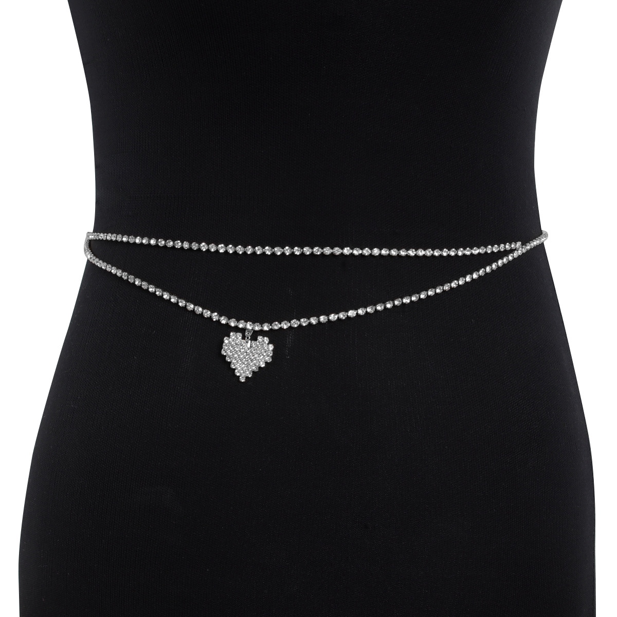 Fashionable Heart-shaped Sexy  - Body Jewelry Rhinestone recension och pris