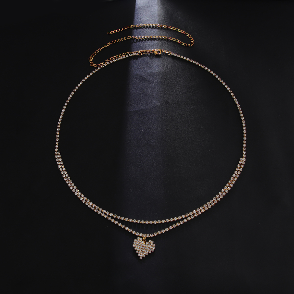 Fashionable Heart-shaped Sexy  - Body Jewelry Rhinestone recension och pris