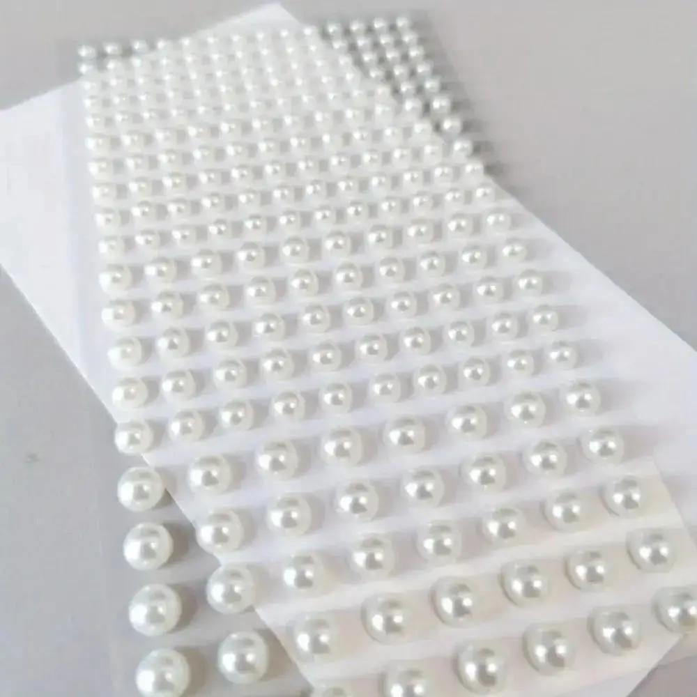 White ABS plastic pearl sticke - Body Jewelry Stickers recension och pris