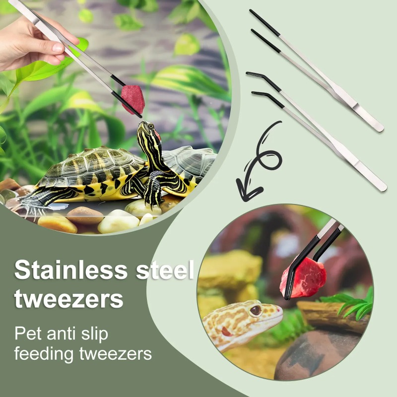 2Pcs Stainless Steel Tweezers  - Body Jewelry Tool recension och pris