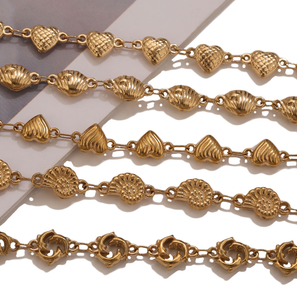 1M PVD Gold Stainless Steel He - Body Jewelry Bulk recension och pris