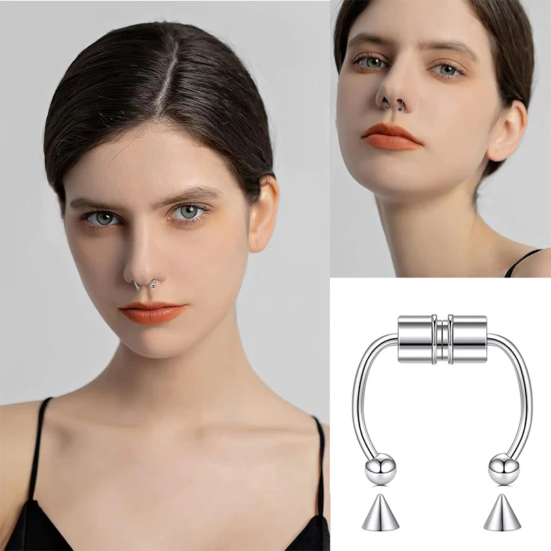 Fake Piercing Nose Ring Hoop S - Body Jewelry Nose Ring recension och pris