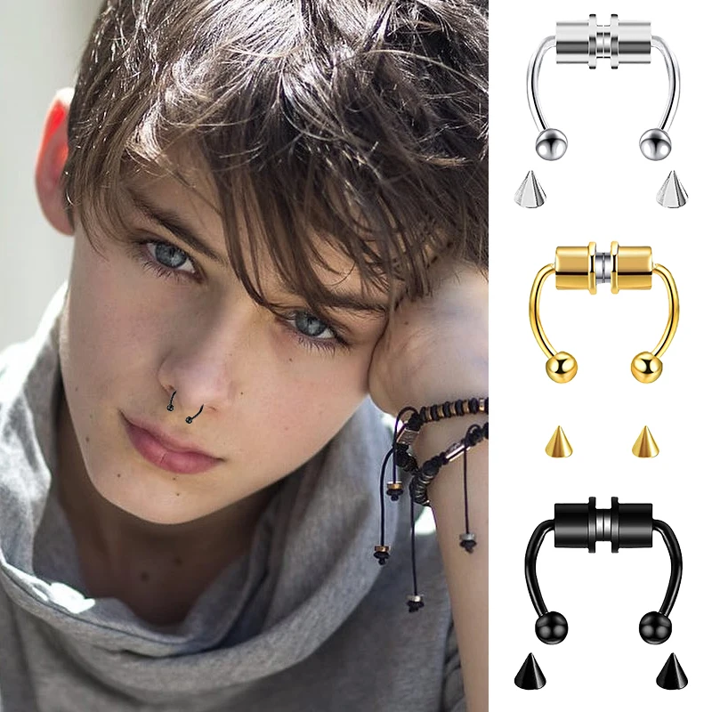 Fake Piercing Nose Ring Hoop S - Body Jewelry Nose Ring recension och pris