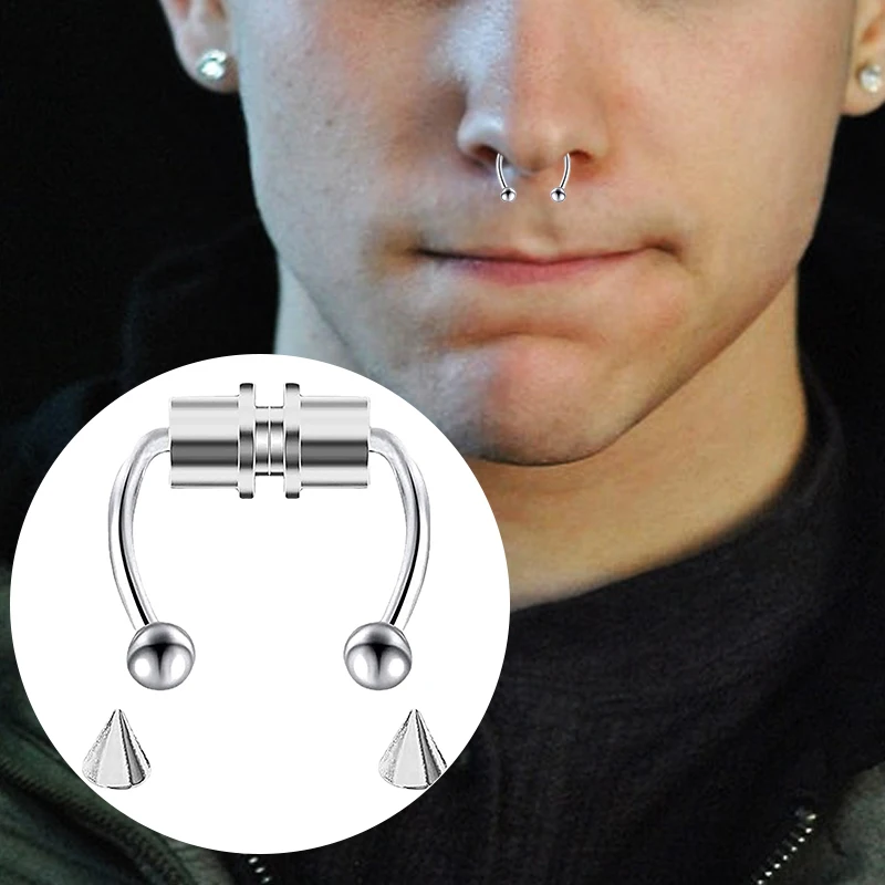 Fake Piercing Nose Ring Hoop S - Body Jewelry Nose Ring recension och pris