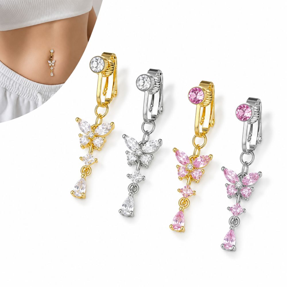 Clip on Belly Button Body Jewe - Body Jewelry Belly Button Rings recension och pris