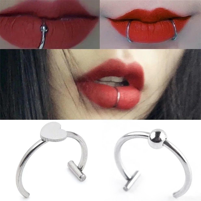 1Pc Stainless Steel Fake Nose  - Body Jewelry Labret recension och pris