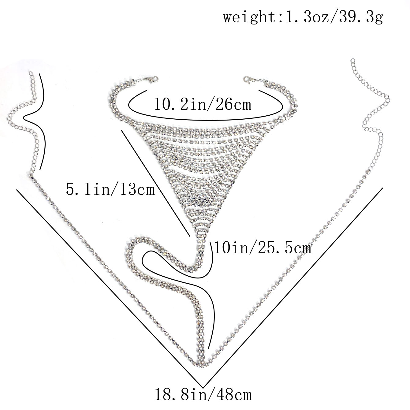 Sexy Private Rhinestone Women' - Body Jewelry Rhinestone recension och pris