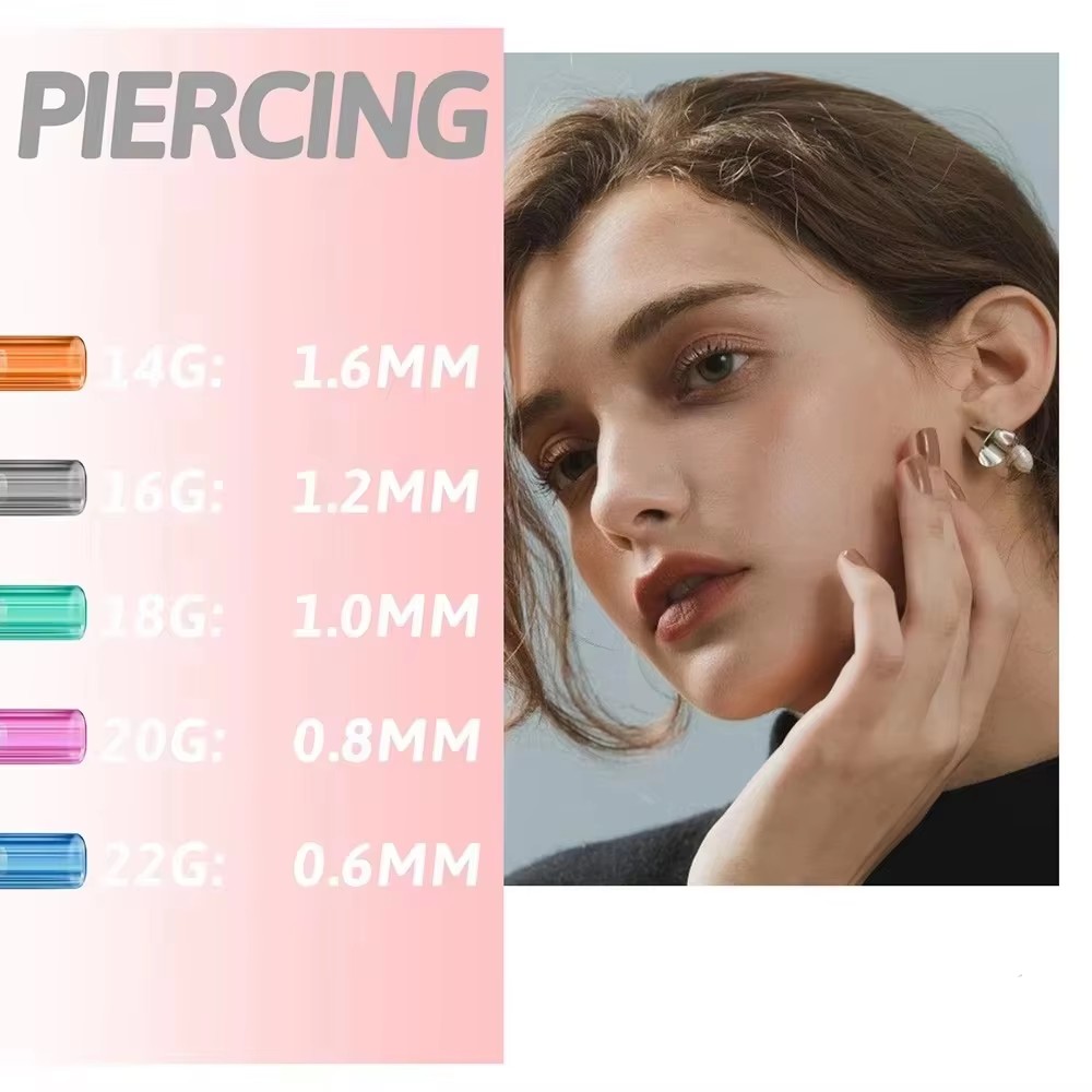 100/50/20/10pcs Piercing Needl - Body Jewelry Tool recension och pris
