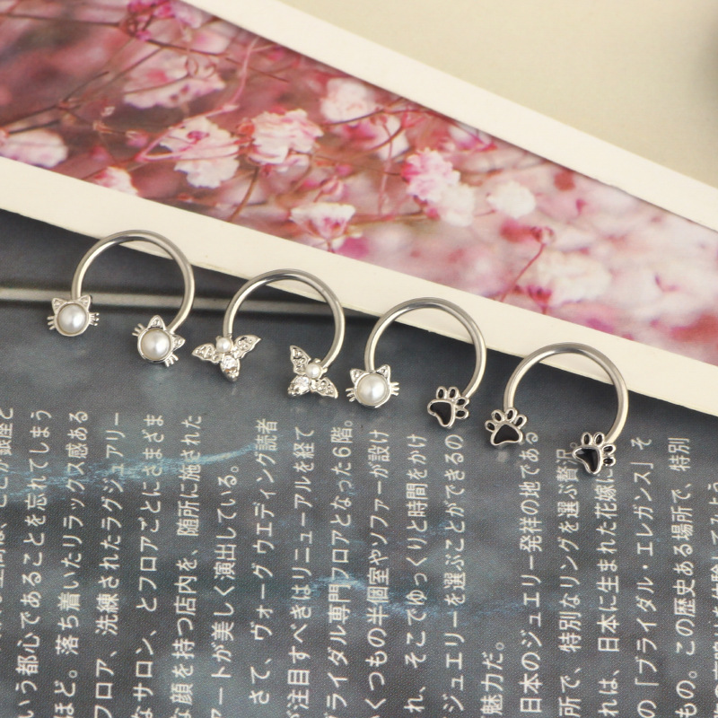 16G Septum Ring Daith Piercing - Body Jewelry Nose Ring recension och pris