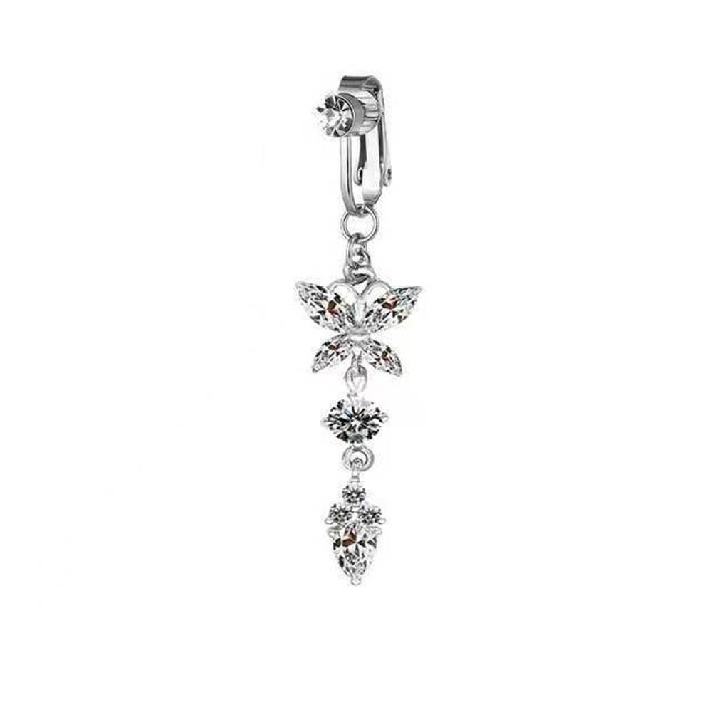 Butterfly Zircon Girl Gift Ele - Body Jewelry Belly Button Rings recension och pris