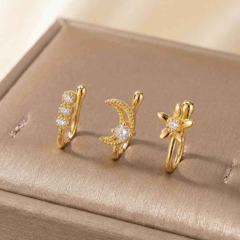 3-piece retro light luxury nos - Body Jewelry Nose Ring recension och pris