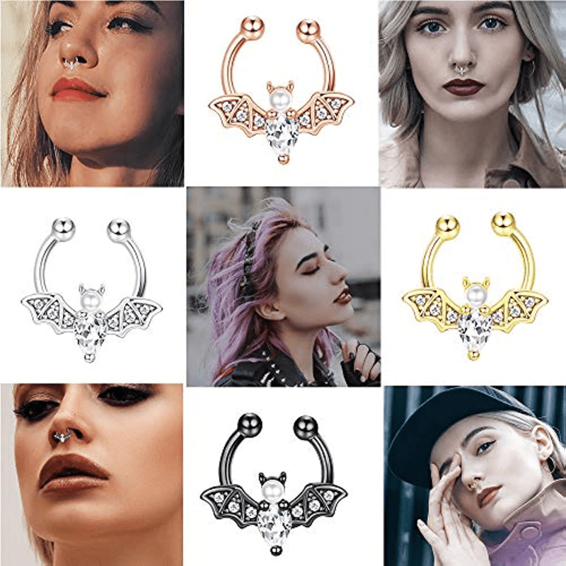 EVISPOL Cute Halloween Bat Fau - Body Jewelry Nose Ring recension och pris