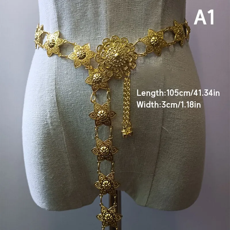 1PC Metal Thailand Waist Chain - Body Jewelry Bulk recension och pris